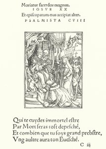 Paven (gravering) af Hans (after) Holbein the Younger