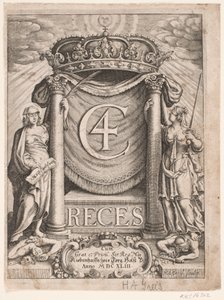 Titelblad til Christian IV Reces 1643