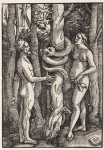 Adam og Eva af Hans Baldung