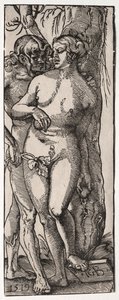 Adam og Eva af Hans Baldung
