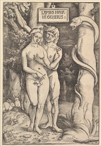 Adam og Eva, 1511. af Hans Baldung