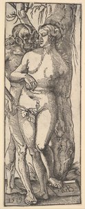 Adam og Eva, 1519. af Hans Baldung