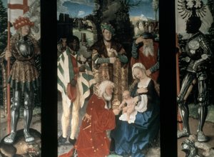 Tilbedelse af Magi, 1507 af Hans Baldung