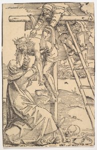 Nedstigning fra korset, 1505. af Hans Baldung