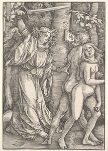 Udvisning fra Paradiset, 1514. af Hans Baldung