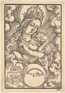 Madonna Lactans, fra Enchiridon poeticum, 1515 af Hans Baldung