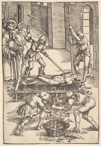 Martyrium af St. Lawrence, ca. 1505. af Hans Baldung