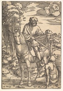 Sankt Martin til hest, 15.-16. århundrede. af Hans Baldung