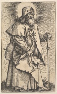 St. Jakob den større fra Kristus og apostlene, 1519. af Hans Baldung