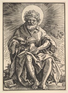 Johannes Døberen Holder Lammet, ca. 1517. af Hans Baldung