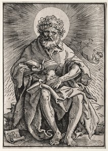 Johannes Døberen, ca. 1518-19. af Hans Baldung