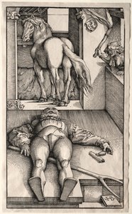 Den forheksede brudgom, 1544-45. af Hans Baldung