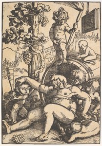Den berusede Bacchus, ca. 1520.