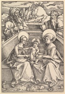 Den hellige familie med Sankt Anna og Sankt Joachim.