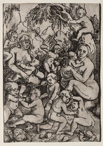 De to mødre af Hans Baldung