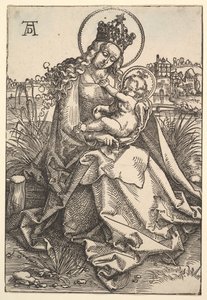 Jomfruen på den græsklædte bred, 1505. af Hans Baldung