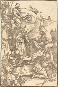 Kristus naglet til korset af Hans Baldung Grien