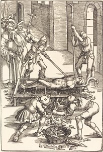 Saint Lawrences martyrium af Hans Baldung Grien