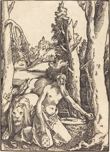 Saint Jerome i ørkenen af Hans Baldung Grien