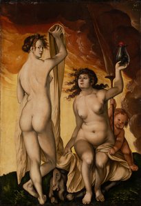 To hekse af Hans Baldung Grien
