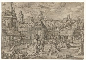 Batseba modtager beskeden fra Uria The Life of David (serietitel)