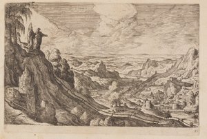 Planche 21, fra Landskaber med scener fra Det Gamle og Det Nye Testamente og Ovids Metamorfoser af Hans Bol