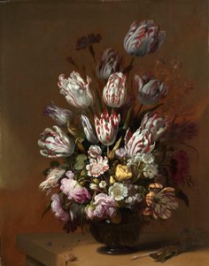 Blomsterstilleben Stilleben med blomster