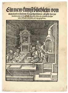 Et guldsmedeværksted, ca. 1538