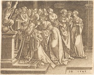 Salomon tilbeder idoler af Hans Brosamer