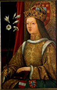Portræt af Alienor af Portugal, efter en original fra 1468 (maleri) af Hans Burgkmair