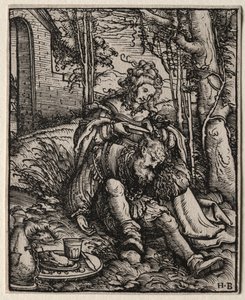 Samson og Delila, 1519. af Hans Burgkmair