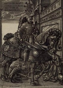 St. George og dragen af Hans Burgkmair