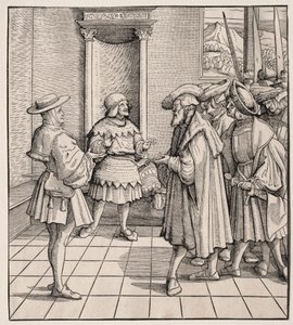 Den ene lille mands dårlige råd til en anden, 1512-1516. af Hans Burgkmair