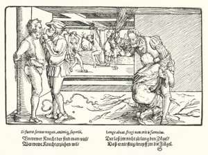 Tjenernes straf af Hans Burgkmair