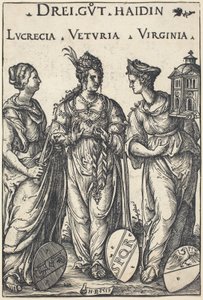 Lucretia, Veturia og Virginia