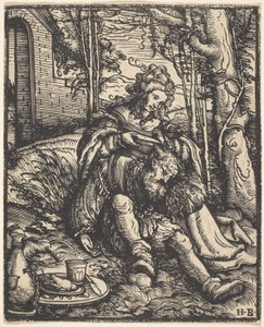 Samson og Delila af Hans Burgkmair I