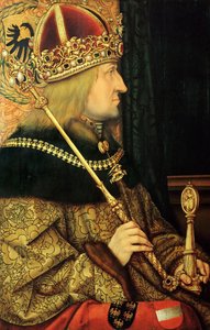 Portræt af Frederik III 1415-1493, hellig romersk kejser, slutningen af det 15. århundrede