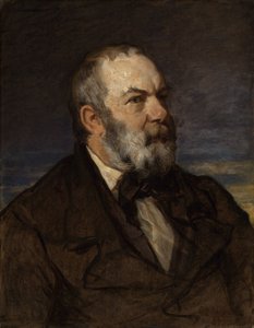 Portræt af maleren Johann Wilhelm Schirmer af Hans Canon