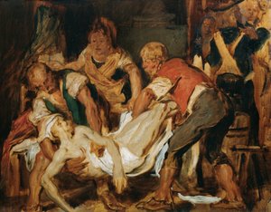 Genopretning af Jean-Paul Marats krop af Hans Canon