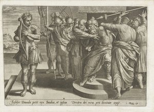 Saul forsøger at dræbe David David og Saul (serietitel)