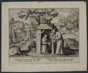 Hellige Jerome. af Hans Collaert