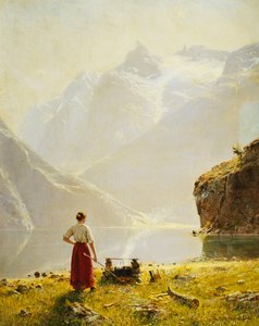 En sommerdag på en norsk fjord