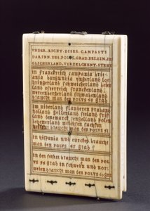 Tablet kompas solur, Nurenberg, 1574 (se også 259577-78 & 259580) af Hans Ducher