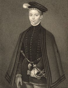 Portræt af Henry Stewart (1545-67), Lord Darnley, fra "Lodge