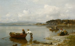 Fjordlandskab af Hans Gude