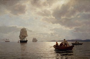 Fra Oslofjorden af Hans Gude