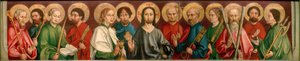Kristus og de tolv apostle af Hans Haider