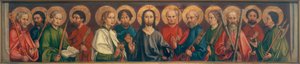 Kristus og de tolv apostle af Hans Haider