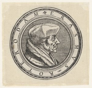 Portræt af Erasmus af Hans Holbein (II)