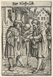 Dødedansen: Advokaten. af Hans Holbein